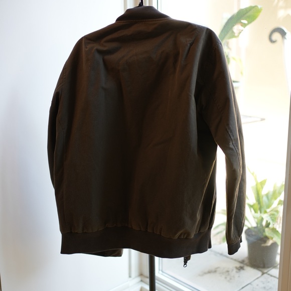 Waxed canvas bomber jacket - Picture 2 of 2
